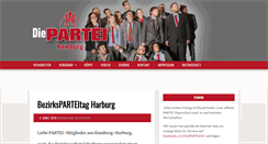 Desktop Screenshot of die-partei-hamburg.de