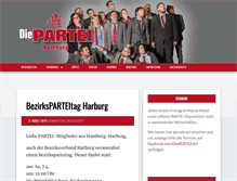 Tablet Screenshot of die-partei-hamburg.de